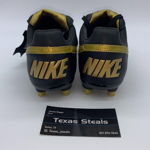 NEW Nike Kangaroo Premier 2 Cleats Black Gold main image 5